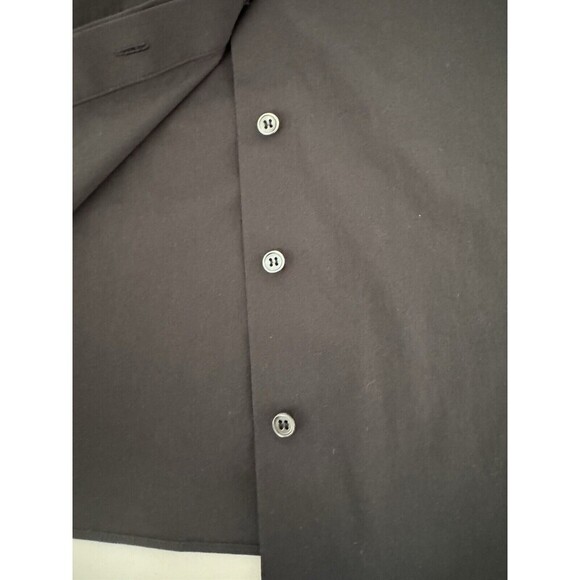 Michael Kors Collection Italy button up shirt Gold label Crushed sleeve size 10 - Picture 6 of 16